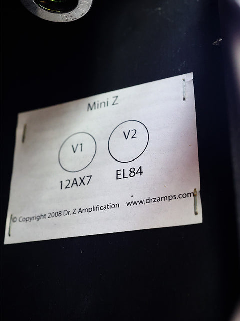 The label on a sleek black box reads "mini z," accompanied by "Dr. Z Mini Z Combo - USA 2011" for product identification.