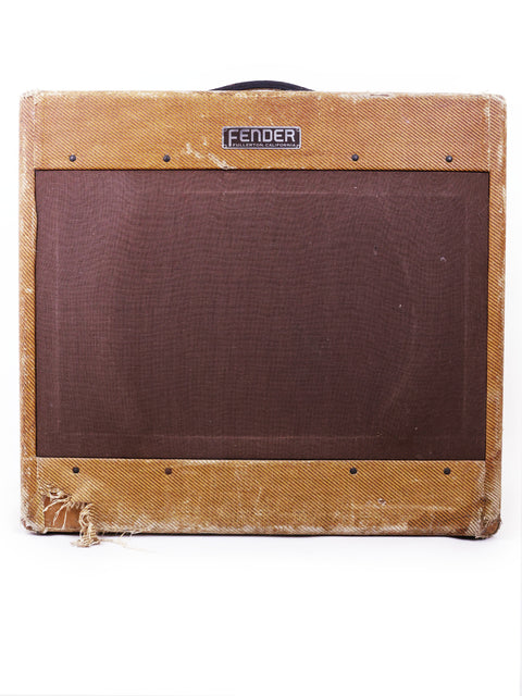 Vintage Fender Bassman Amplifier from 1952/53, showcasing classic tube design and iconic sound quality.
