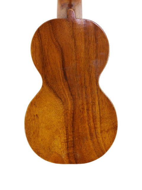 Vintage Royal Style 3 Koa Ukulele, Hawaii, c. 1916, showcasing a rich wooden back and neck design.